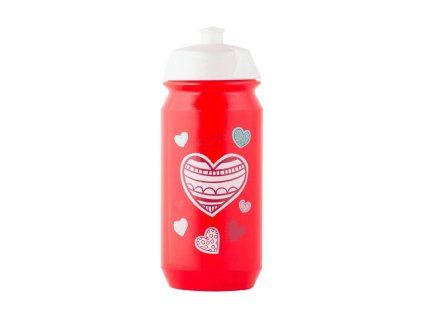 Červená láhev na pití Baagl Srdce 500 ml - A-5323 - hlavní obrázek