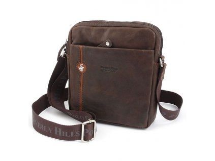 Hnědá taška crossbody kožená BHPC explore m+ BH-382-25 - hlavní obrázek