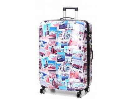 Bílý cestovní kufr snowball PC 4W L D85803-70-00 - hlavní obrázek