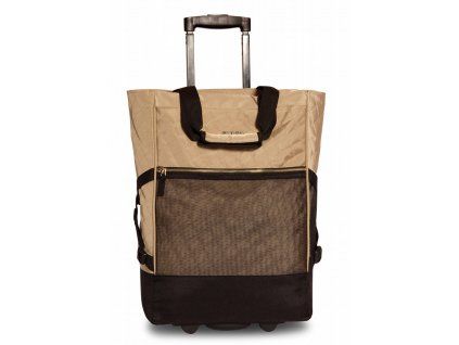 Béžová / zlatá nákupní taška na kolečkách PUNTA classy 10422-2900 - hlavní obrázek