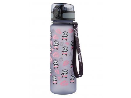 Šedá láhev na pití Baagl Tritan Panda 500 ml - A-31270 - hlavní obrázek
