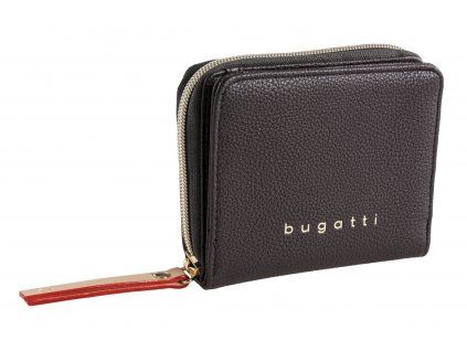 Tmavě hnědá dámská peněženka bugatti ella ZIP S 496632-02 - hlavní obrázek