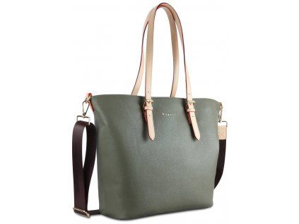 Olivová dámská kabelka bugatti ELLA shopper L 493625-84 - hlavní obrázek