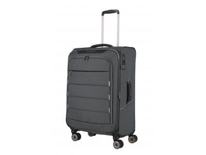 Antracitový cestovní kufr travelite skaii 4w M 92648-04 - hlavní obrázek