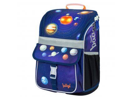 Modrá BAAGL školní aktovka zippy planety A-32109 - hlavní obrázek