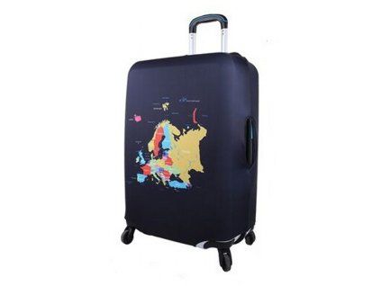 Černý obal na kufr snowball L A33030CL - hlavní obrázek