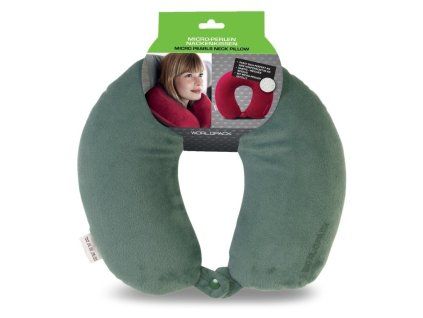 Šedozelené cestovní polštářek worldpack fleece 10479-5800 - hlavní obrázek