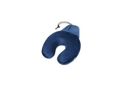 Samsonite Comfort Travelling MEMORY FOAM PILLOW + POUCH Midnight Blue