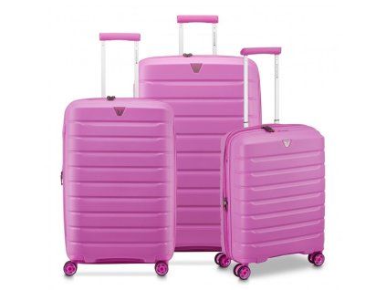 Světle růžový cestovní kufry set 3ks roncato b-flying s,m,l 418180-61 - hlavní obrázek