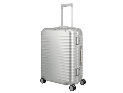 Stříbrný cestovní kufr Titan Eternity 4W M+ - 3999945-56 - hlavní obrázek