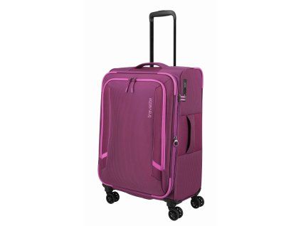 Růžový cestovní kufr travelite corsiica 4W M 8000148-13 - hlavní obrázek
