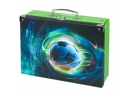 Zelený / potisk BAAGL skládací školní kufřík fotbal míč A-34116 - hlavní obrázek