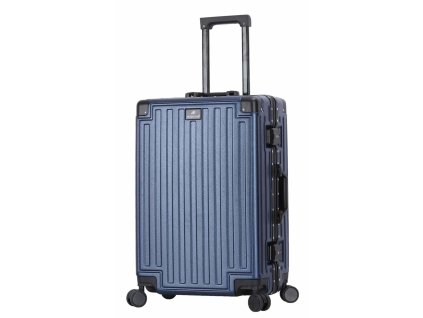 Modrý cestovní kufr Madisson Locklux 4W M - 66503-65-05 - hlavní obrázek