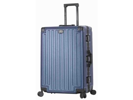 Modrý cestovní kufr Madisson Locklux 4W L - 66503-75-05 - hlavní obrázek