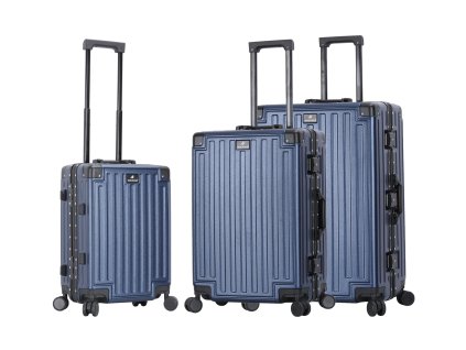Modrý cestovní set kufrů Madisson Locklux S,M,L - 66503-05 - hlavní obrázek