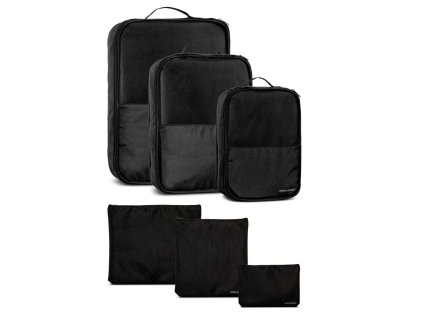 Černý cestovní set 6 organizérů Worldpack 6ks - 10528-0100 - hlavní obrázek