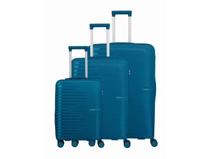 Petrolejová sada cestovních kufrů Travelite Pacific S,M,L - 7000940-22 - hlavní obrázek