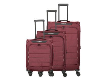 Červená sada cestovních kufrů Travelite SKAII 3ks - 8000440-10 - hlavní obrázek