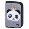 192301 baagl skolni penal klasik dve chlopne panda seda