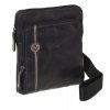 Černá taška crossbody kožená BHPC explore S BH-380-01 - třetí obrázek
