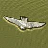 Khaki cestovní kufr aeronautica militare force M AM-220-60-33 - čtvrtý obrázek