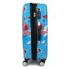Modrý cestovní kufr snowball PC 4W M B85803-60-05 - čtvrtý obrázek