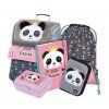 Šedý / růžový baagl školní set zippy panda II A-30545 - hlavní obrázek
