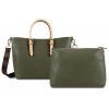 Tmavě hnědá dámská kabelka bugatti ELLA shopper M 493624-02 - šestý obrázek