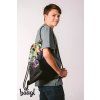 Černý / potisk BAAGL sáček na obuv skate batman komiks A-31423 - čtvrtý obrázek