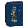 Modrý BAAGL školní penál klasik dvě chlopně harry potter bradavice A-31394 - čtvrtý obrázek
