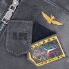 Hnědá taška cross aeronautica militare pilot M AM-470-25 - třetí obrázek
