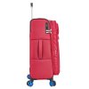 Červený cestovní kufr Snowball 4W M - 48203-67-02 - osmý obrázek