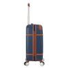 Modrý / hnědý cestovní kufr snowball 4W S 52303-50-05 - sedmý obrázek