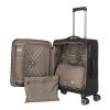 Černý cestovní kufr travelite crosslite 4W S 92947-01 - druhý obrázek