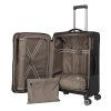 Černý cestovní kufr travelite crosslite 4W M 92948-01 - druhý obrázek