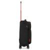 Černý / červený cestovní kufr roncato move soft 4W S 415353-81 - pátý obrázek
