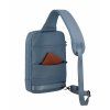 Modrý batoh crossbody Travelite Workfloow - 6514-25 - šestý obrázek
