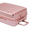 Zlato růžový cestovní kufr Snowball Shine 4W M - 44303-67-25 - třináctý obrázek
