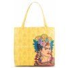 Žlutá / potisk skládací nákupní taška frida kahlo 62217-3600 - hlavní obrázek