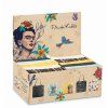 Žlutá / potisk skládací nákupní taška frida kahlo 62217-3600 - třetí obrázek
