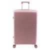 Růžový cestovní kufr john travel arcadia 4W L 6412-06 - třetí obrázek