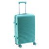 Červený cestovní kufr john travel arcadia 4W M 6411-03 - pátý obrázek