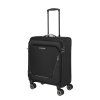 Černý cestovní kufr travelite jetpack 4W S max 90219-01 - hlavní obrázek
