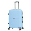 Světle modrý cestovní kufr Snowball PP 4W M - 54103-67-07 - hlavní obrázek