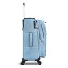 Světle modrý cestovní kufr Snowball 4W M - 48203-67-07 - osmý obrázek