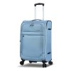 Světle modrý cestovní kufr Snowball 4W M - 48203-67-07 - třetí obrázek