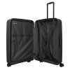 Černý cestovní kufr travelite air stripe 4W L 7000349-01 - druhý obrázek