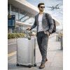 Stříbrný cestovní kufr travelite millennium 4W L 7000749-56 - 13. obrázek