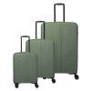 Zelený cestovní kufry set 3ks travelite air stripe s,m,l 7000340-80 - hlavní obrázek