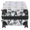 Bílý / černá potisk cestovní kufr MADISSON paris 4W S 56820C-55-00 - 15. obrázek